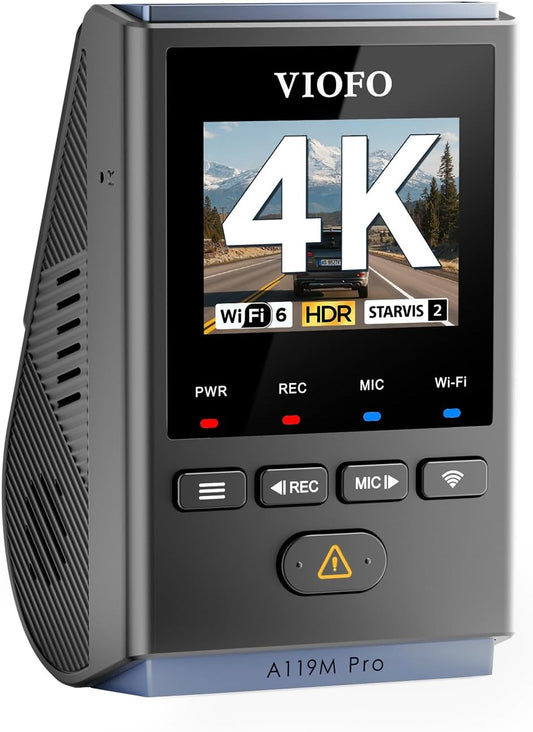 VIOFO A119M Pro 4K 1ch + HK4 + SD card 128gb + Installation
