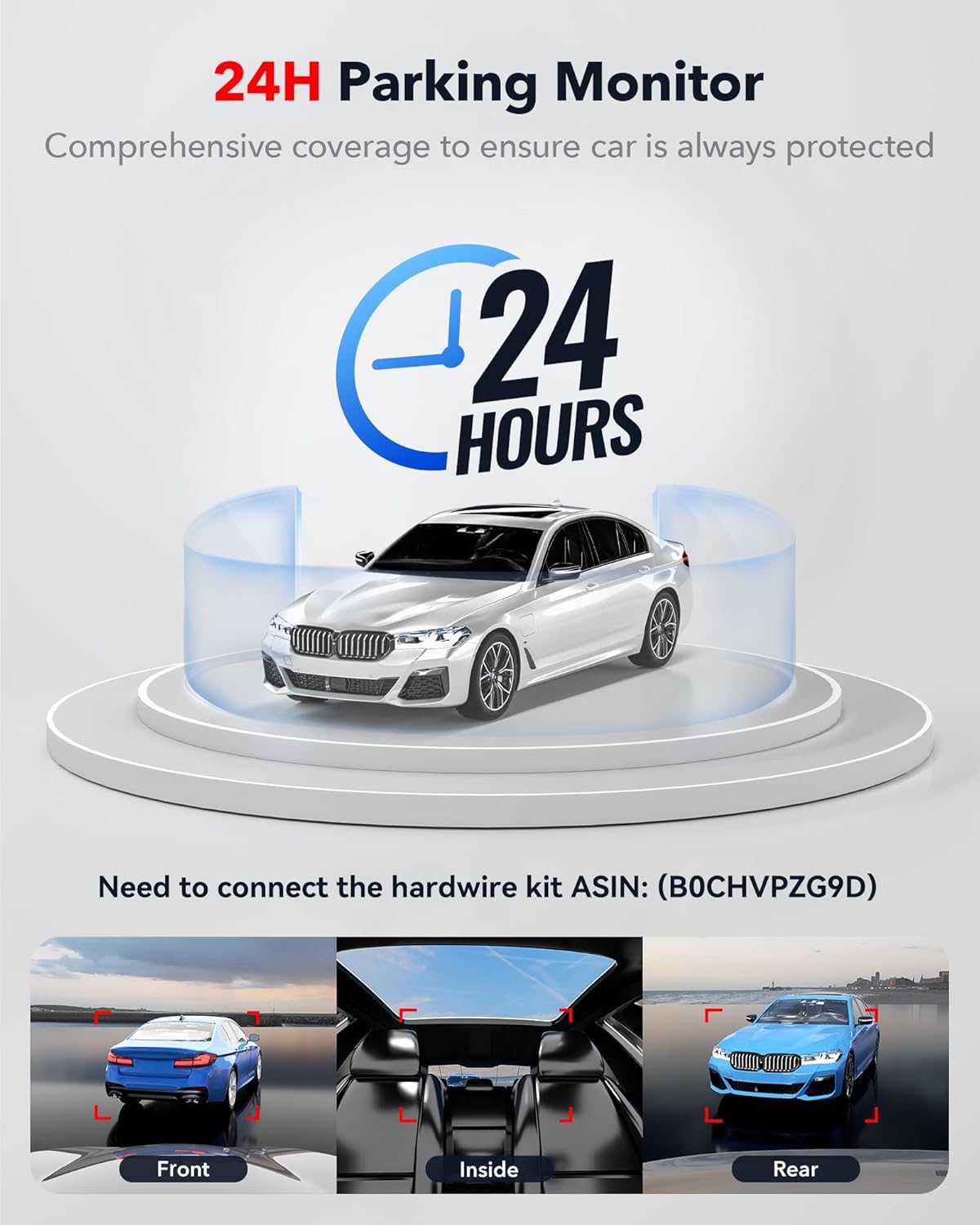 Installation + REDTIGER F17 + Hardwire Kit - SUV / Large (Large Cargo Area)