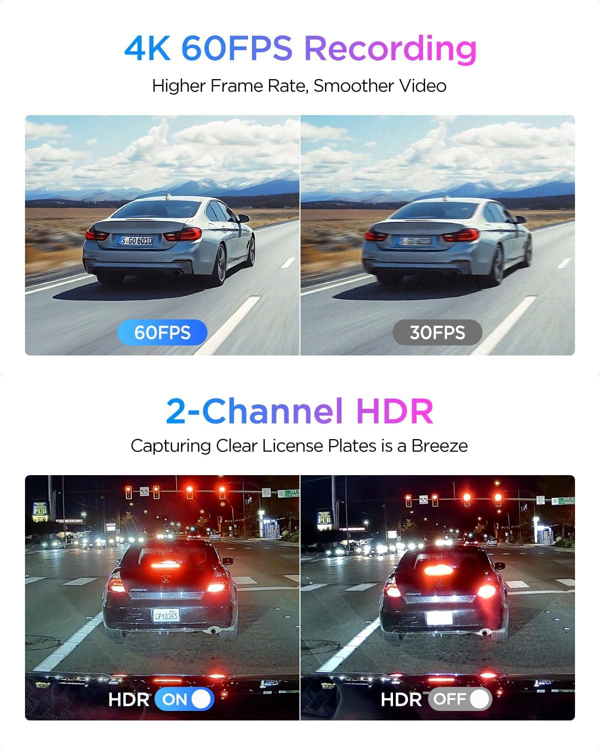 VIOFO A329S 2CH + HK6 + SD card 256gb + installation