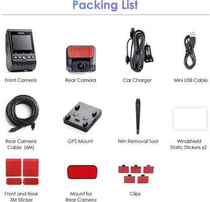 VIOFO A129 Plus Duo 2ch + HK4 + SD card 128gb + Installation