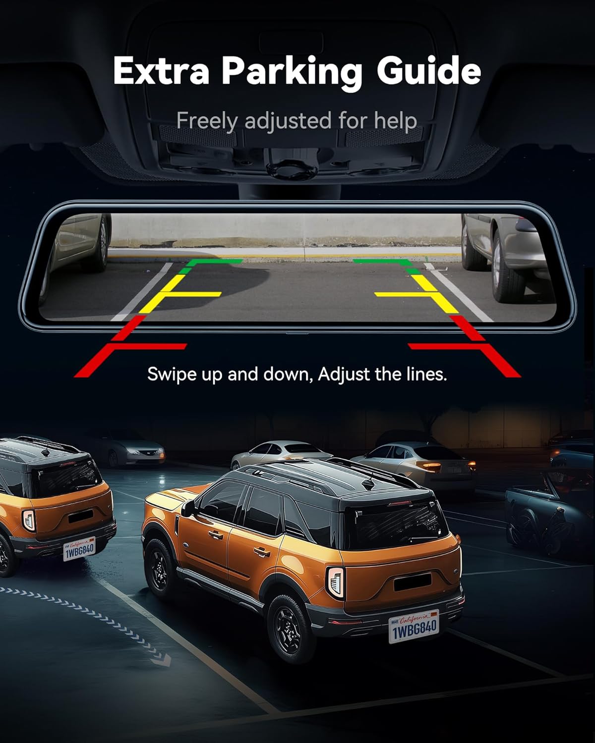 Installation + WOLFBOX G840S + Hardwire Kit - SUV / Large (Large Cargo Area)