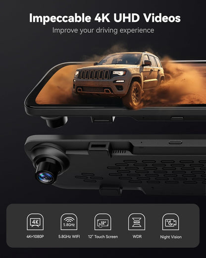 Installation + WOLFBOX G840S + Hardwire Kit - SUV / Large (Large Cargo Area)