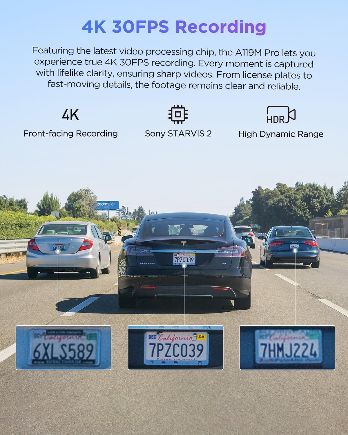 VIOFO A119M Pro 4K 1ch + HK4 + SD card 128gb + Installation