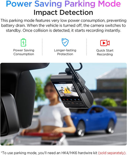 VIOFO A329S 3CH + HK6 + SD card 512gb + installation