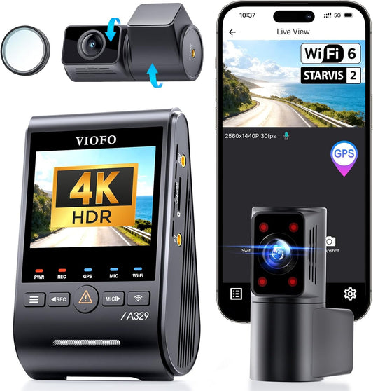 VIOFO A329S 3CH + HK6 + SD card 512gb + installation