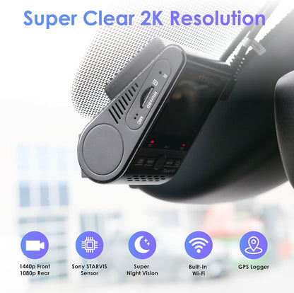 VIOFO A129 Plus Duo 2ch + HK4 + SD card 128gb + Installation
