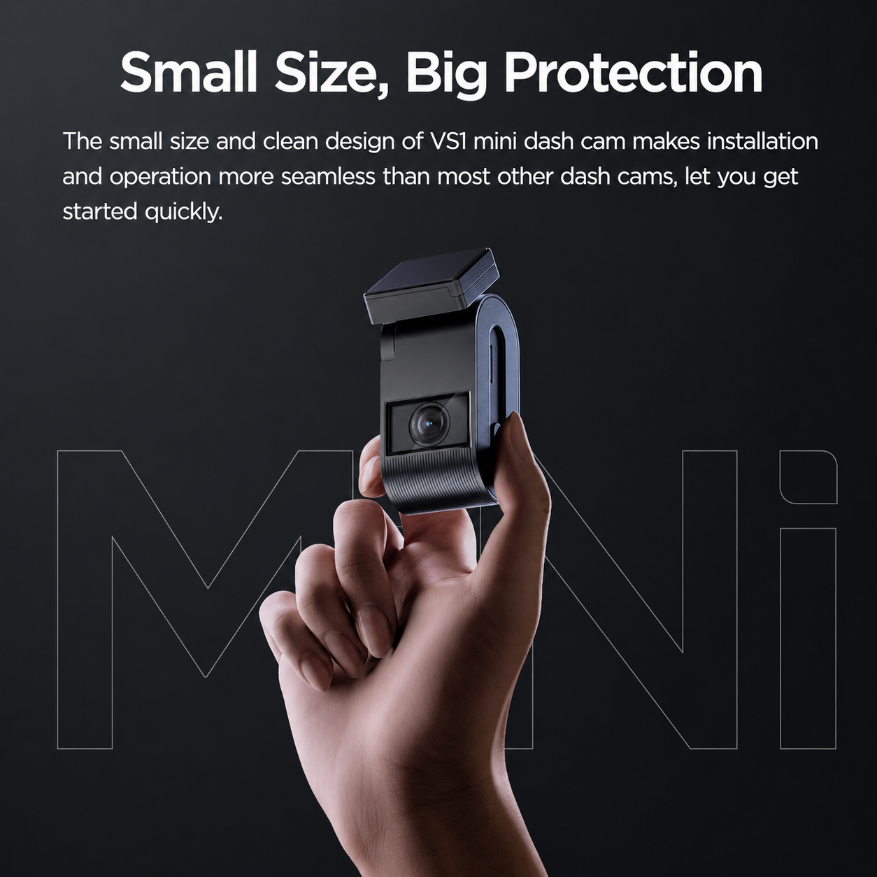 VIOFO VS1 Mini Dash Cam + HK4 + SD card 32gb + installation