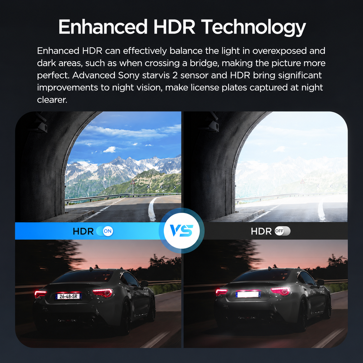 VIOFO VS1 Mini Dash Cam + HK4 + SD card 32gb + installation