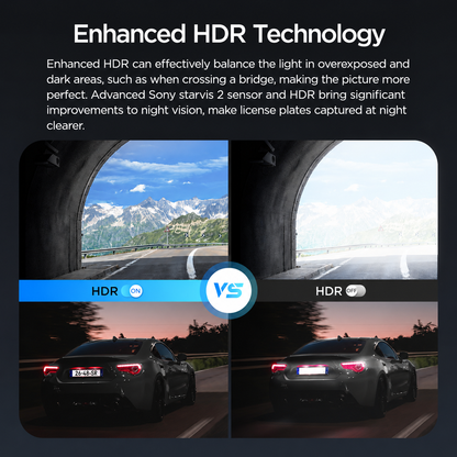 VIOFO VS1 Mini Dash Cam + HK4 + SD card 32gb + installation